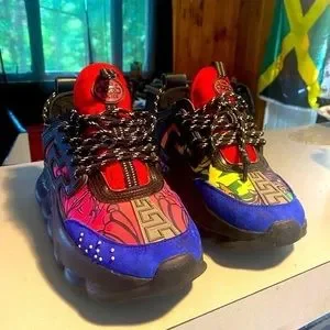 Versace chain reactions size 12 multicolor